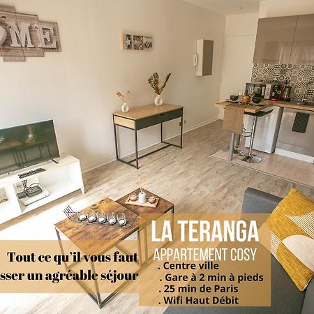 La Teranga - Wifi - Coeur De Ville - Gare Les Mureaux Exterior foto
